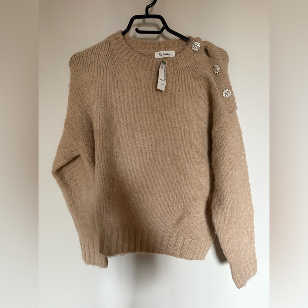 Simons Beige Knit Sweater
